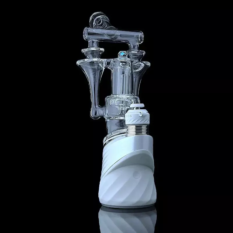 IRIDESCENT GLASS – RBR Squared Recycler for Puffco Peak / Pro