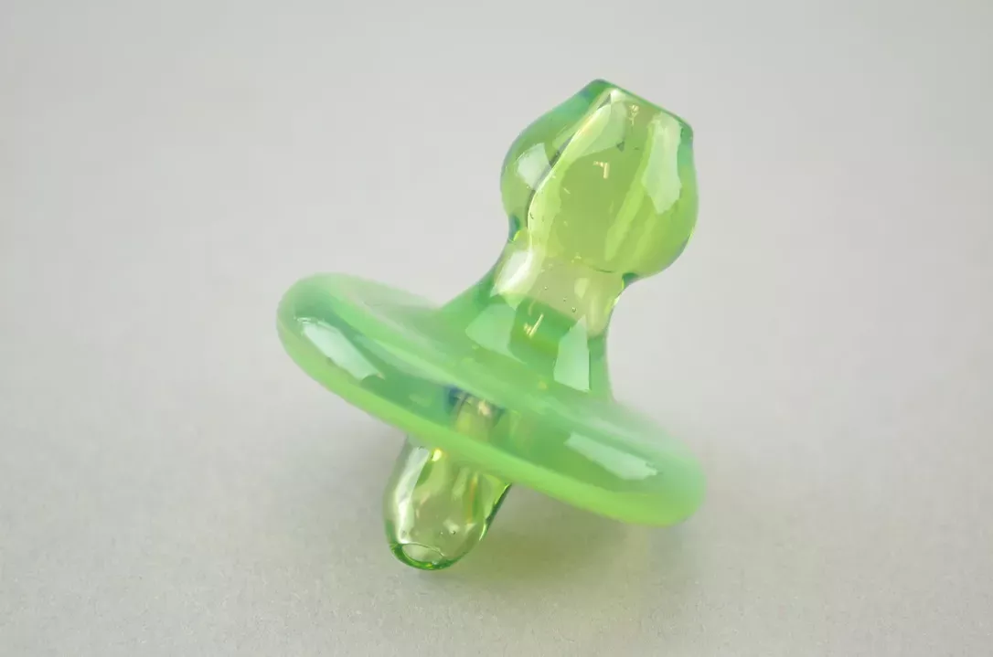 J WALKER – Heady Glass Carb Cap with Directional Flow – #12