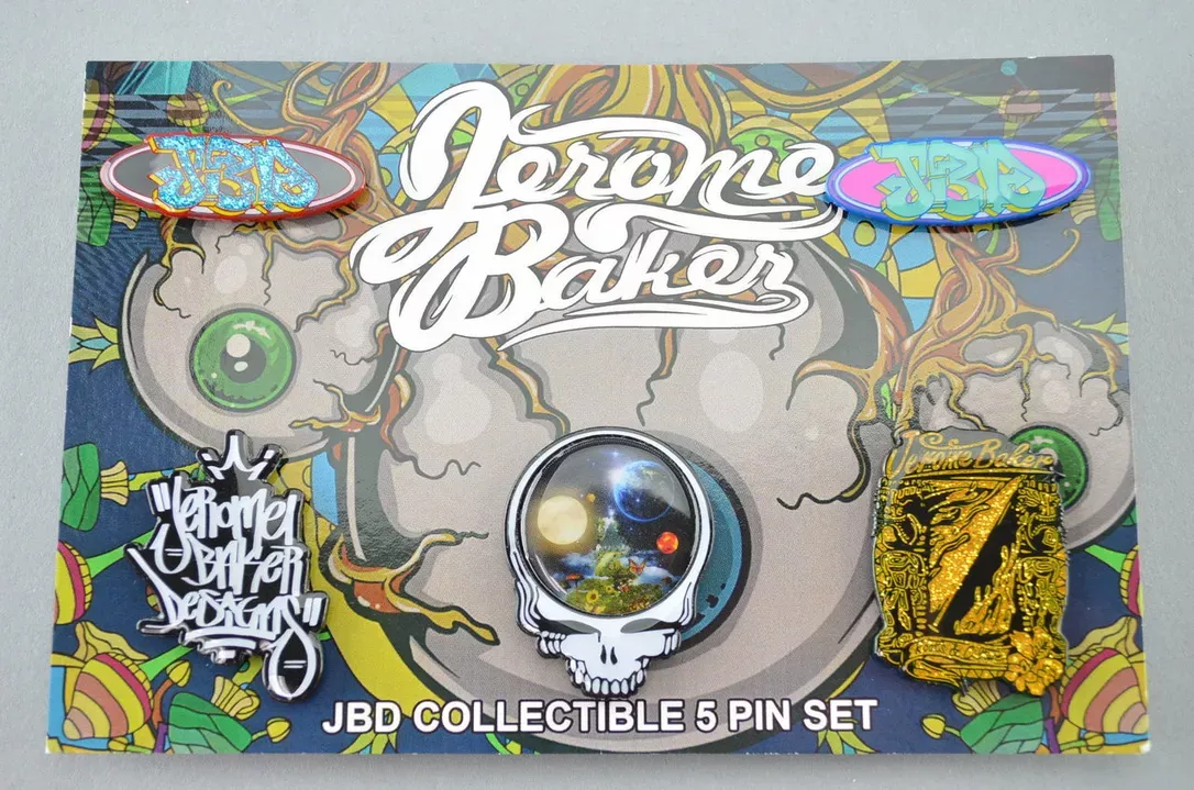 JEROME BAKER DESIGNS – Collectible Heady Hat Pin Set (5 Pack)