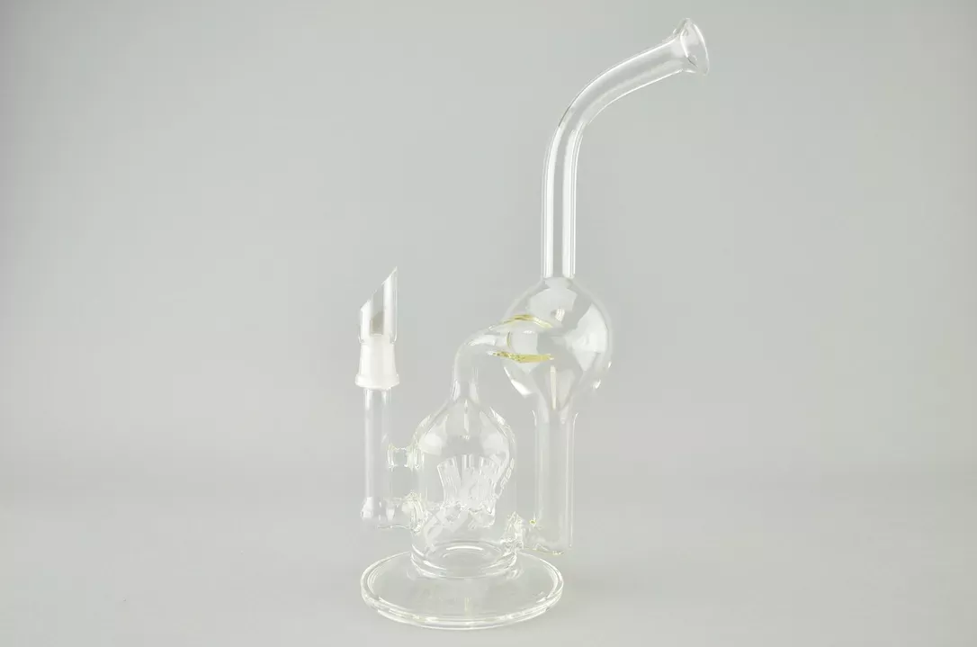 JM FLOW – 8 Arm Sprinkler Recycler Vapor Rig w/ 14mm Male Joint & Dome – 50mm