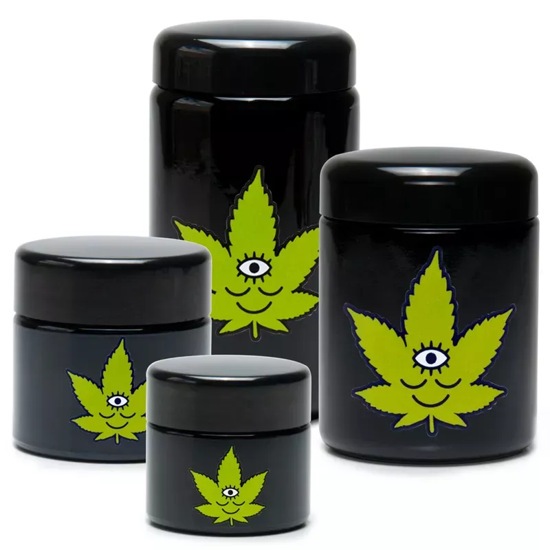 JR992 420 Science x Wokeface UV Screw Top Jar – Toke Face