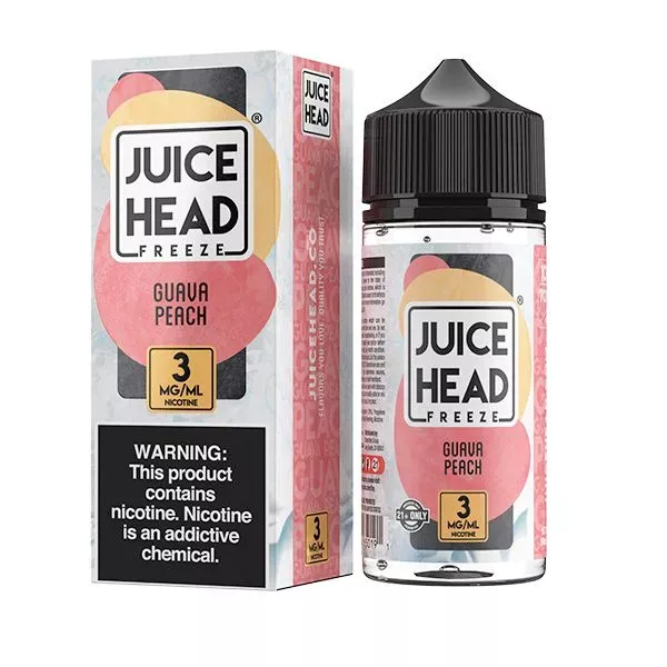 Juice Head Guava Peach Freeze E-Liquid – (100mL)