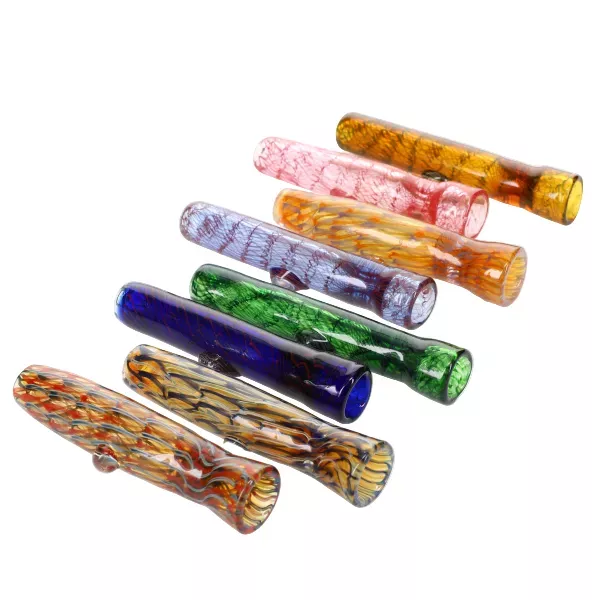 Key Glass Coil with Marble Chillum