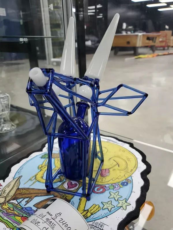 Kid Glass Blue Deer