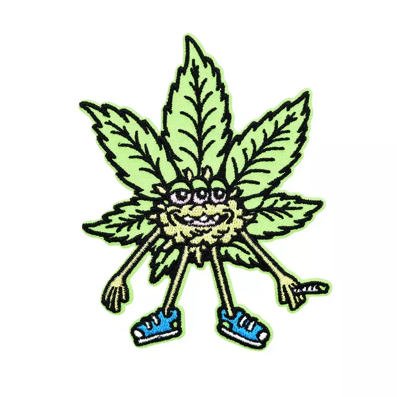 Killer Acid Embroidered Iron-On Patch – Bud Buddy / 3.25 ” x 4 “