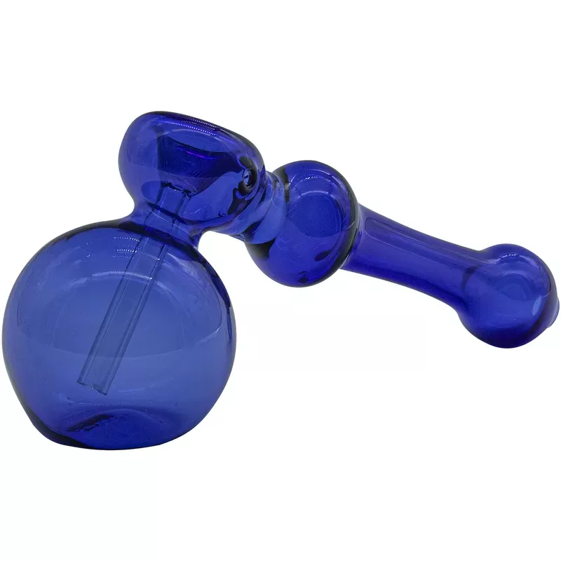 LA Pipes 6 ” Borosilicate Glass Hammer Bubbler – Water-Cooled, Various Colors