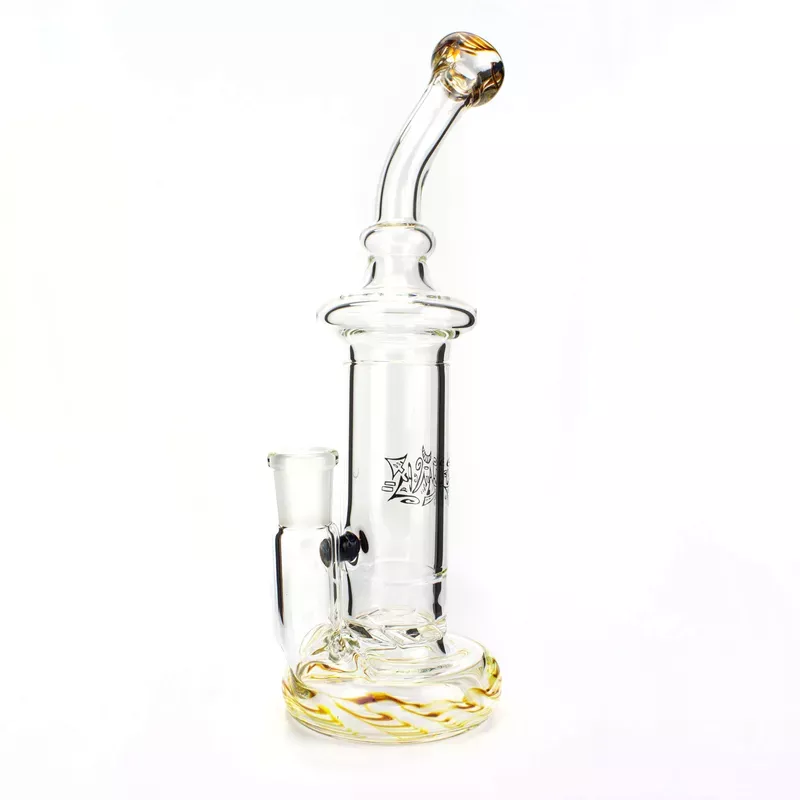 Large Amber Purple Turbine Tube #CHY05