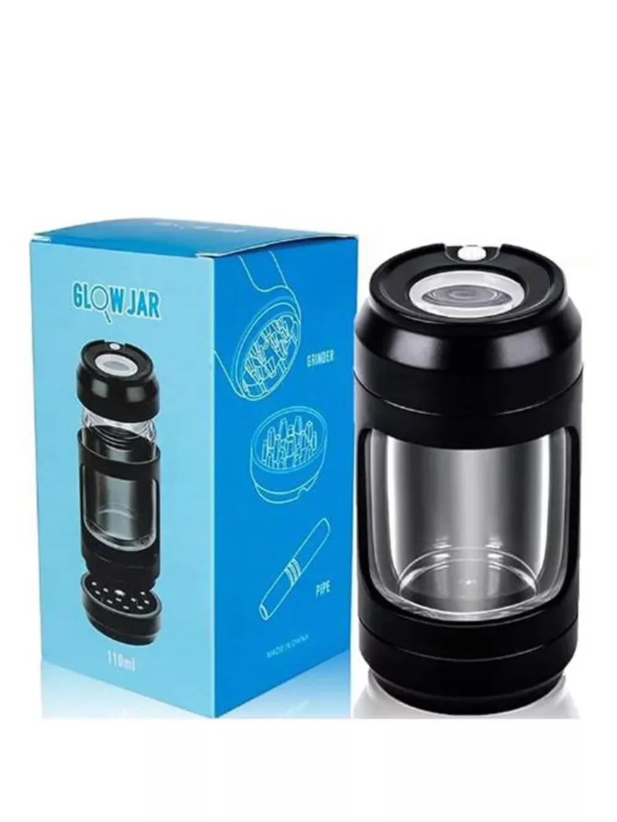 LED Light-Up Soda Can Electric Herb Grinder