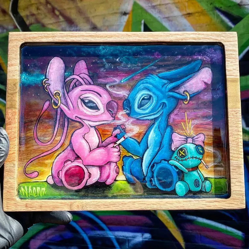 “Lilo & Stitch” Rolling Tray by Funsnuf