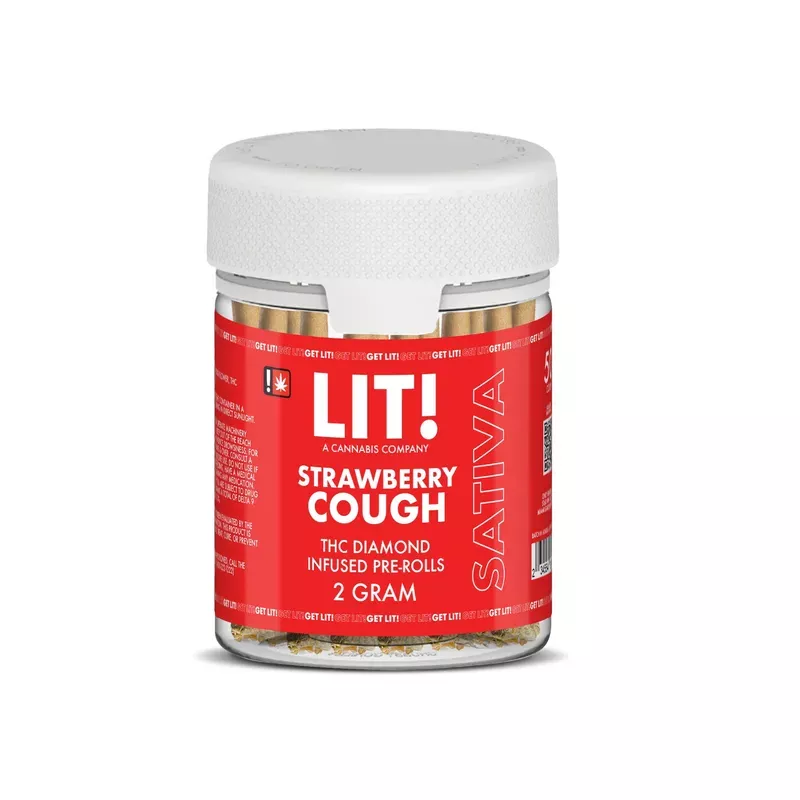 Lit! THC Diamond Infused Pre-Rolls – 50ct