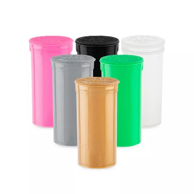 Loud Lock Pop Top Plastic Airtight Smell Proof Portable Packaging Containers 13 Dram – 315ct