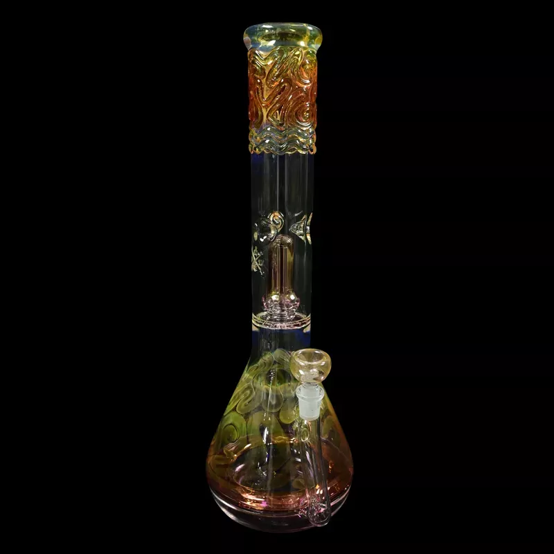 Mary Jane 50×5 Gold/Silver Fume Halo Beaker #1