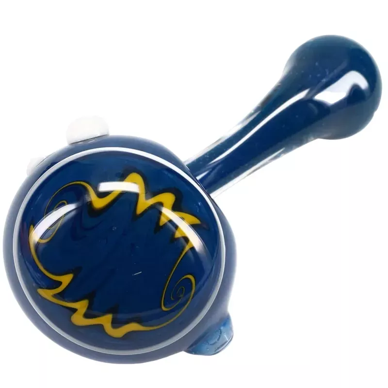 Matty White Glass Large Frit Wig Wag Cap Sherlock