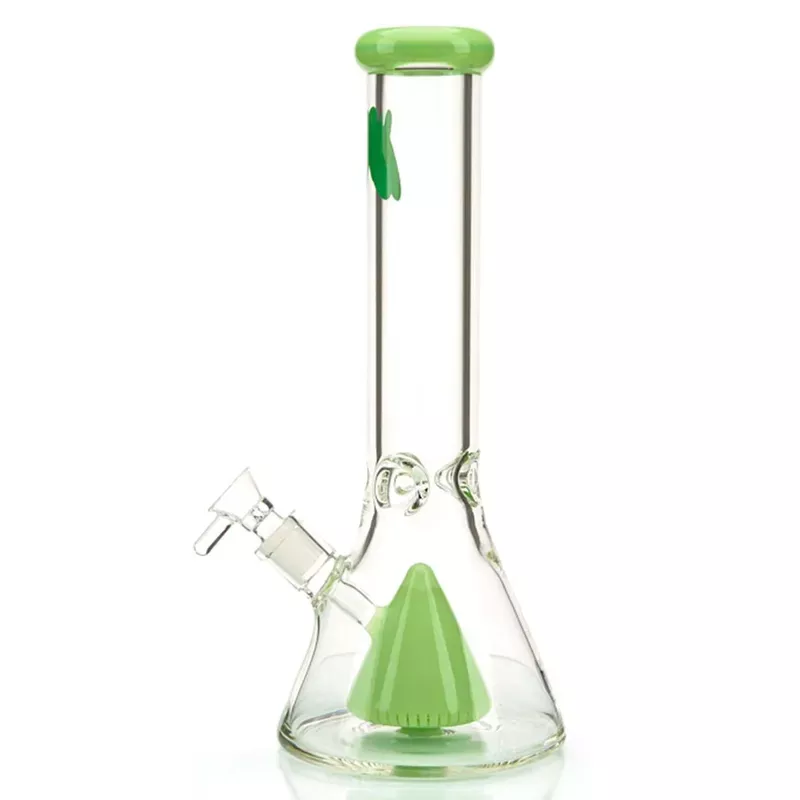 MAV Glass 12 ” x 7mm Slitted Pyramid Beaker Water Pipe