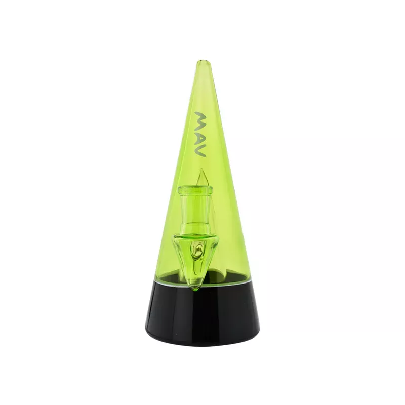 MAV Glass Beacon 2.0 Dab Rig – 7 ” Vibrant Triangle w/ 2-Hole Diffuser