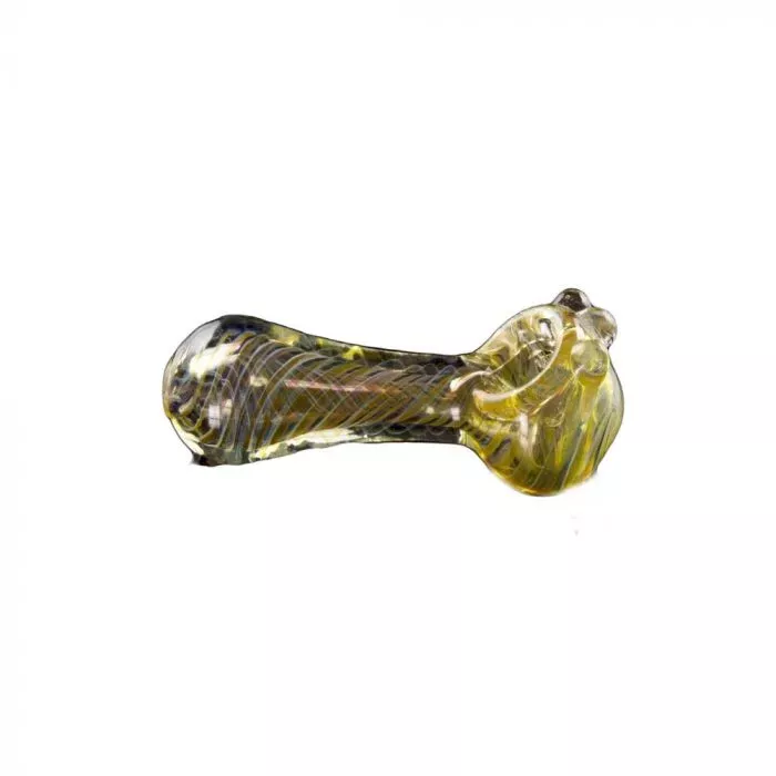 Midas Gold Fumed Spoon Pipe