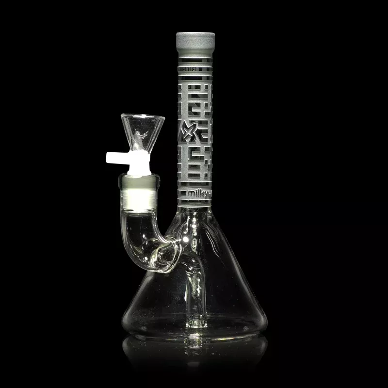 Milky Way X Bio-ID 7 ” Beaker Bong (Smoke)