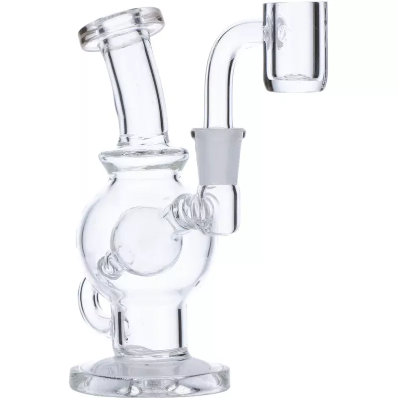 Mini Clear Bent Neck Dab Rig