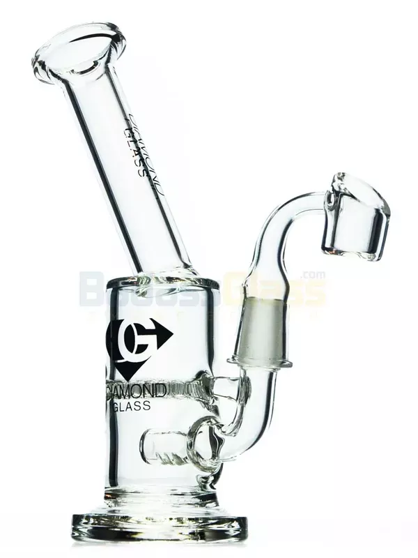 Mini Inline to Honeycomb Oil Rig by Diamond Glass