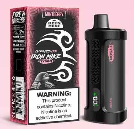 Mintberry Iron Mike Tyson 15000 Disposable Vape