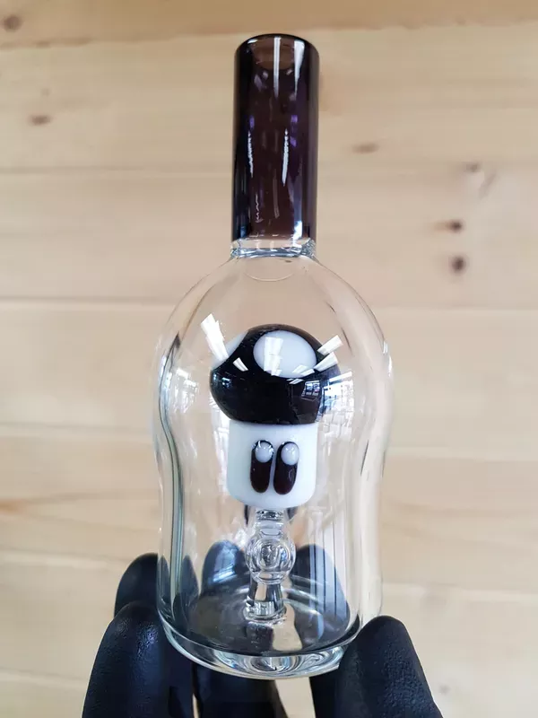 MITZEL – Mushroom Capsule Dab Rig w/ Egg Perc & 10mm Female Joint – Dusk
