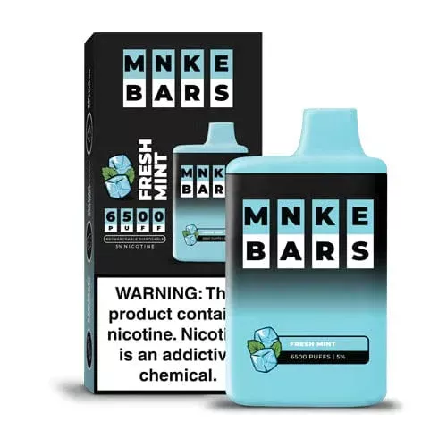 MNKE BARS 6500 PUFSS 5% DISPOSABLE (5CT DISPLAY)