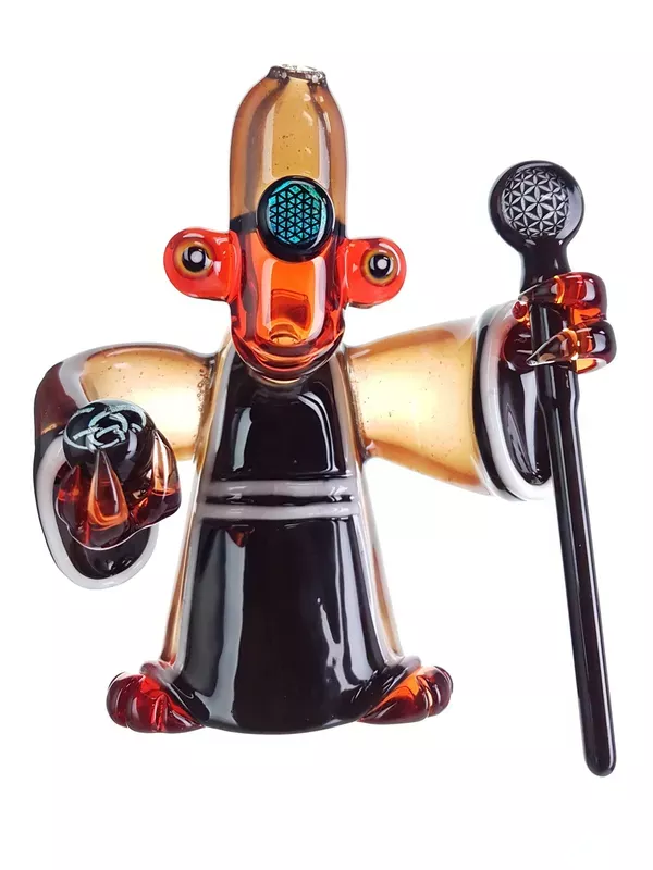 MONGREL – E.T. Cleric Dab Rig w/ 10mm Female Joint & Staff Dabber – #2