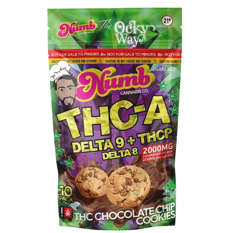 Numb THC-A Ocky Way Cookies – 2000mg