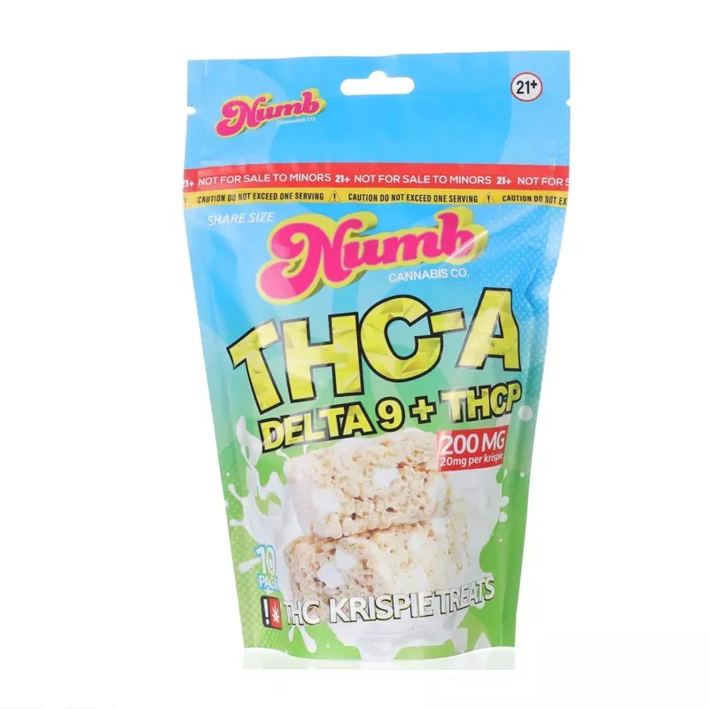 Numb THC-A Original Krispie Treats – 200mg