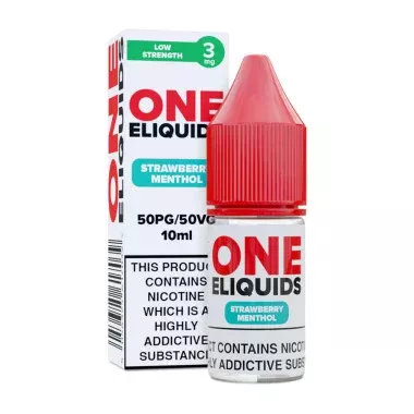 One Eliquids – Strawberry Menthol – 3mg / 6mg / 12mg / 18mg – 20 x 10ml (200ml Total)