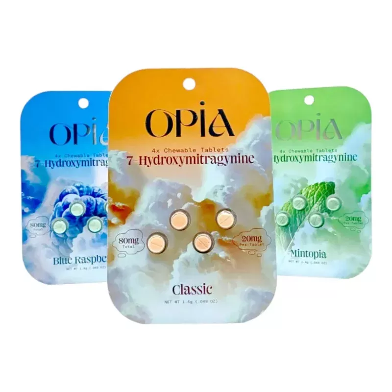 OPIA 7HYDROXY CHEWABLE TABLETS 20mg x 4CT
