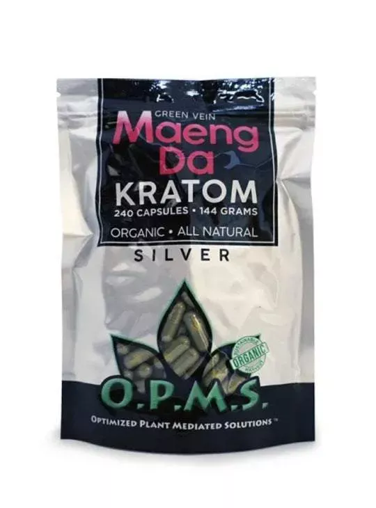 OPMS SILVER KRATOM 240CT CAPSULES