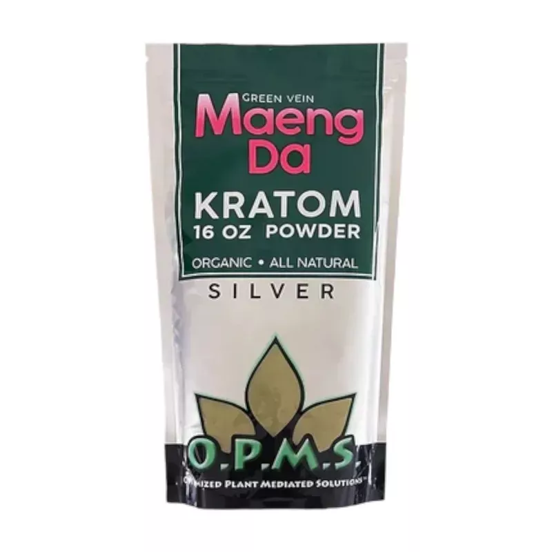 OPMS SILVER KRATOM POWDER 16OZ