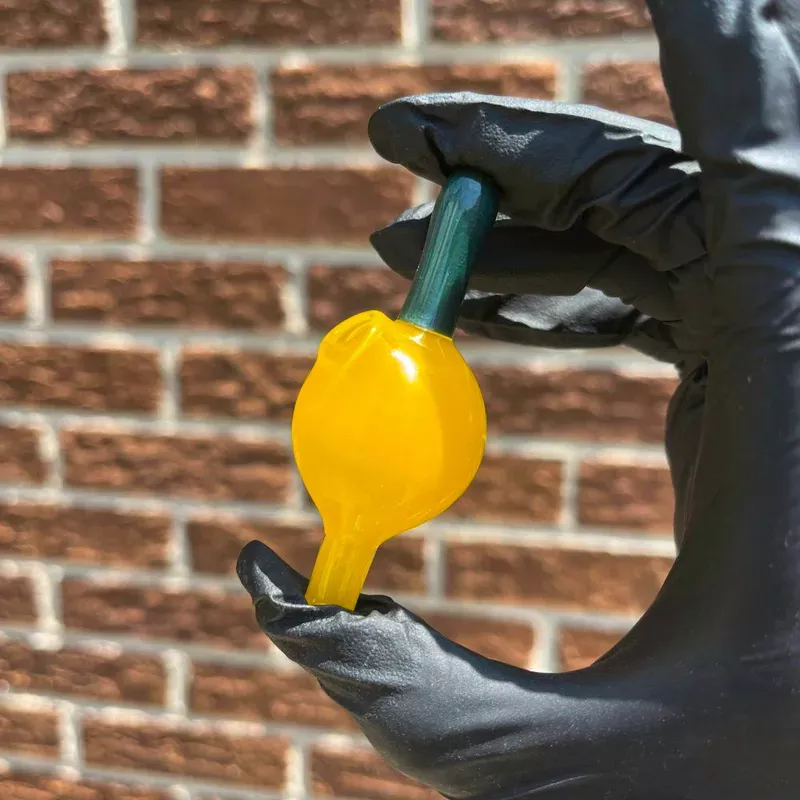 Orange & Green Bubble Cap