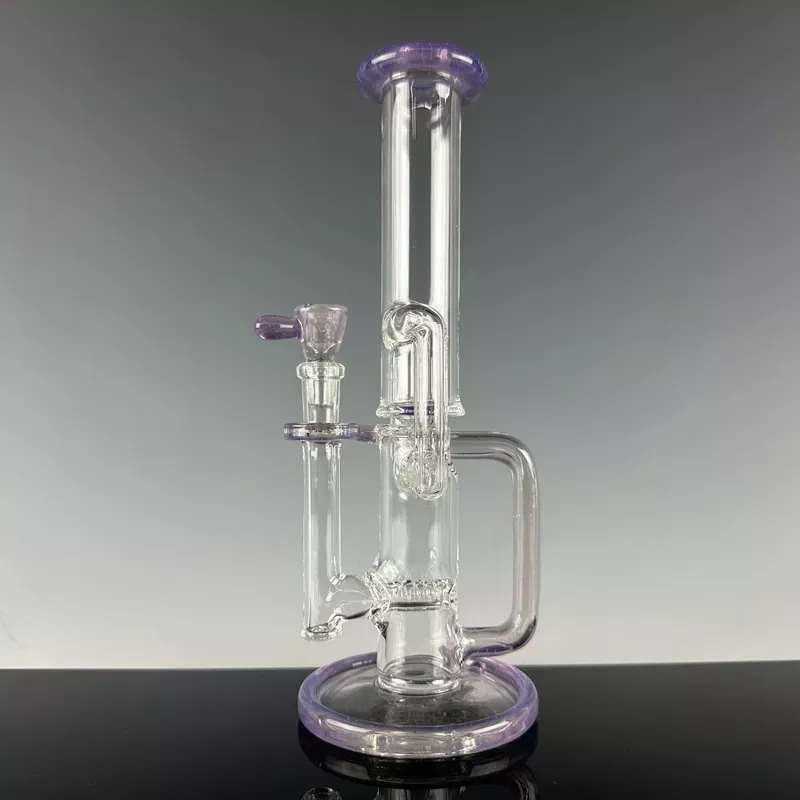 “Pastel Potion CFL ” 25mm Recycler Waterpipe by Rye Deyer