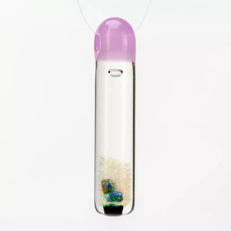 Pink Satin Oil and Opal Pendant #OPZ85