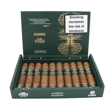 Plasencia- Alma Fuerte – RobustoII -Box of 10 Cigars