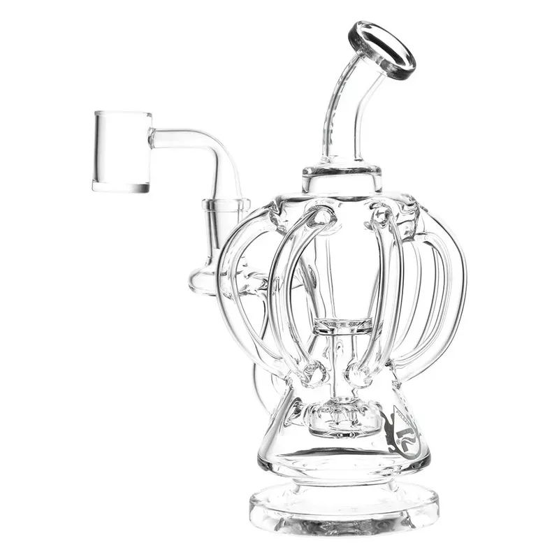 Pulsar Six-Arm Recycler Rig – 8 ” / 14mm F / Clear