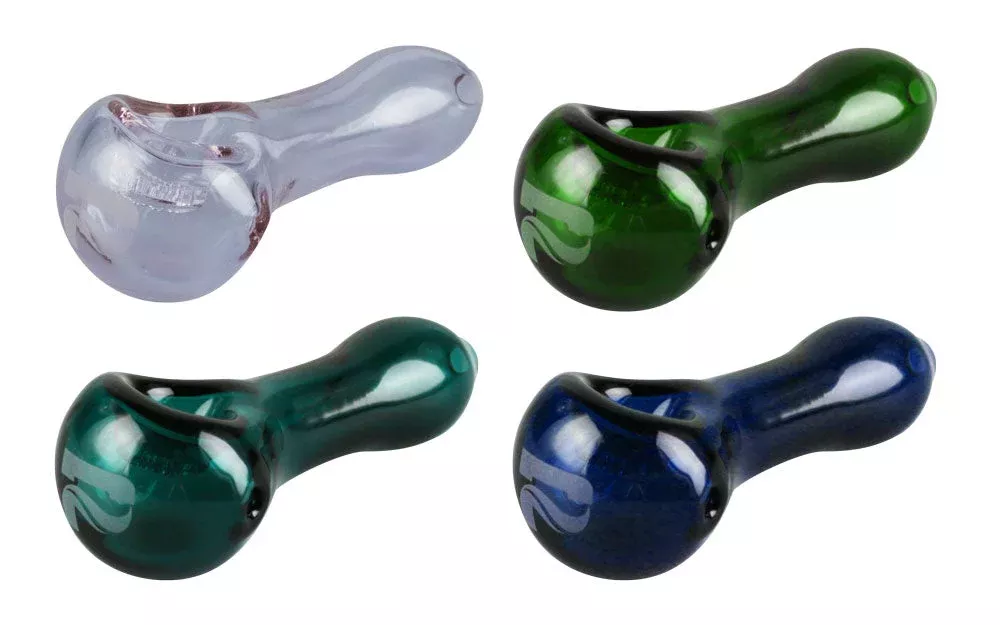 Pulsar Spoon Pipe Built-In Honeycomb Screen- 4″/Colors Vary