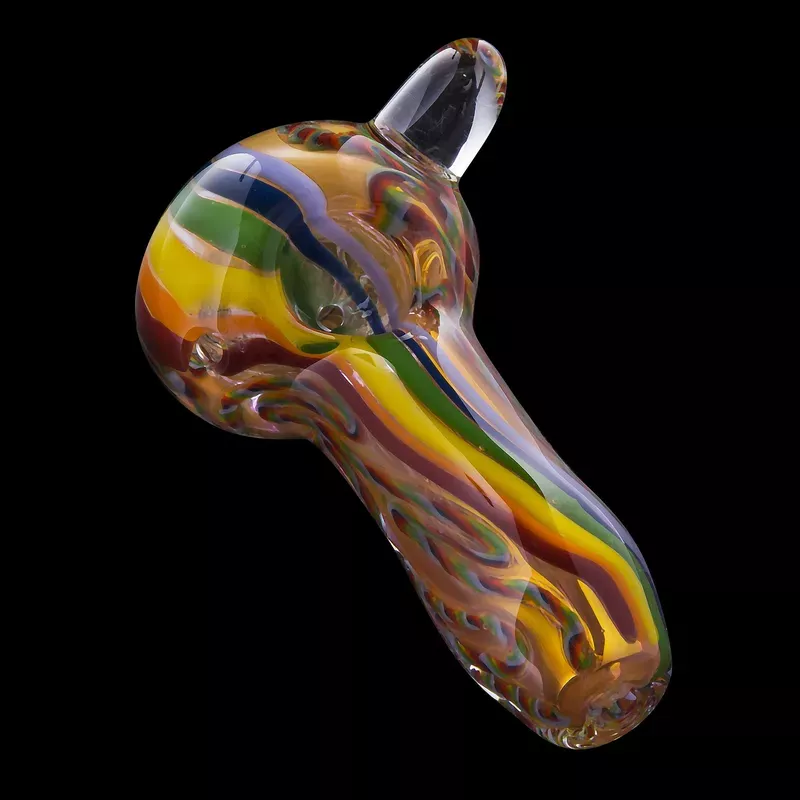 “Rainbow Gold ” Fumed Marble Pipe
