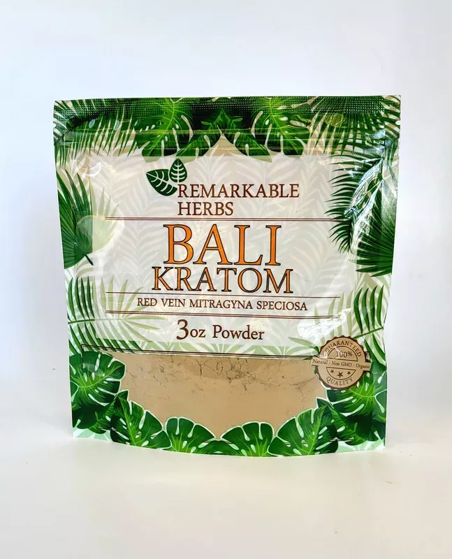 Remarkable Herbs Kratom Powder 3OZ Bali Red