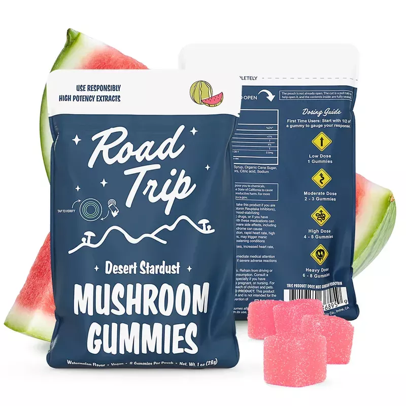 Road Trip Desert Stardust Mushroom Gummies – Watermelon