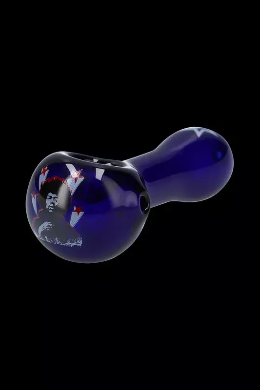 Rock Legends “Jimi Star ” Glass Spoon Pipe