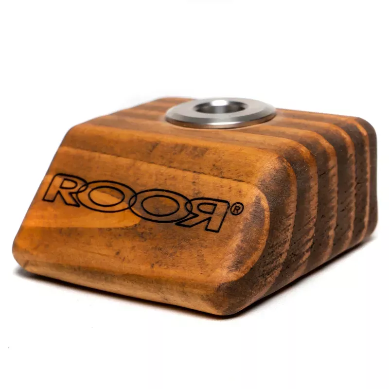 ROOR – Single Slot Slide Holder – 14mm – Dark Wood
