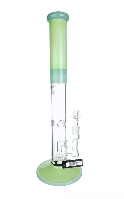 ROOR TECH – Fixed Stemless Straight Tube w/ 18mm 3-Hole Slide – Mint / Green