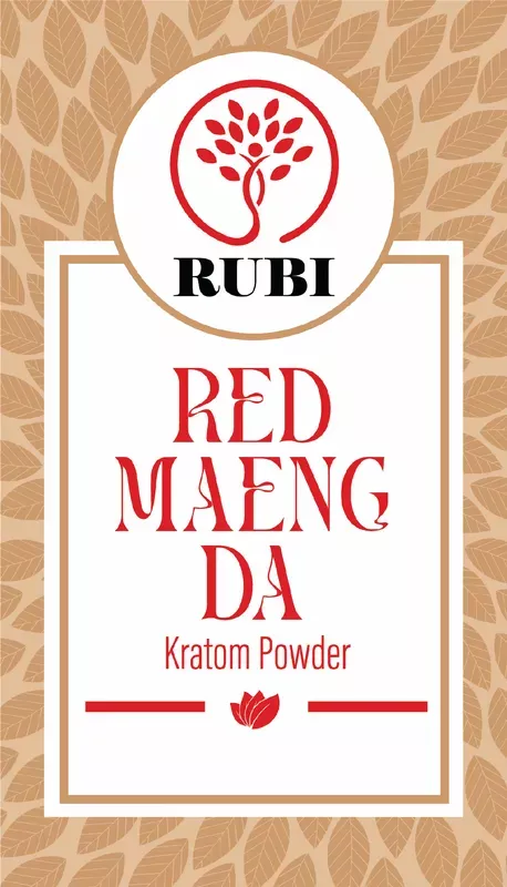 Rubi Kratom Powder 1KG Maeng Da Red