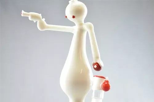 RYNO – Bomber Man Figurine Tube w/ 18mm Dome and 8 Arm Tree Perc