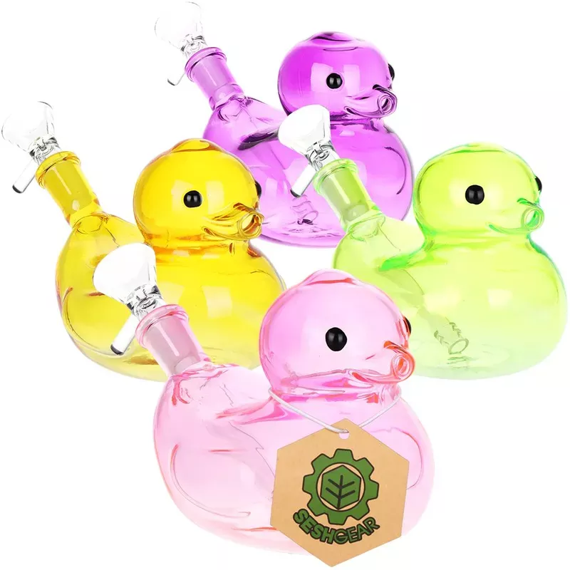 SeshGear Floating Ducky Water Pipe – 5.5 ” / 14mm F / Colors Vary