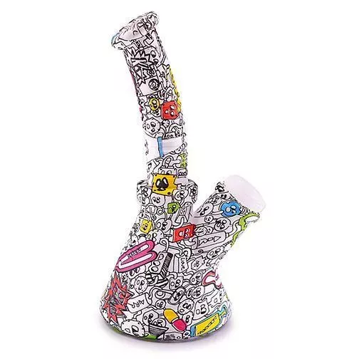 Silicone Water Pipe – Graffiti