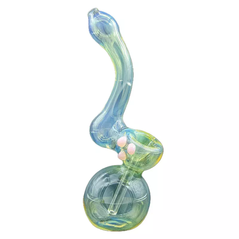 “Silver Sherlock ” Fumed Sherlock Pipe Bubbler